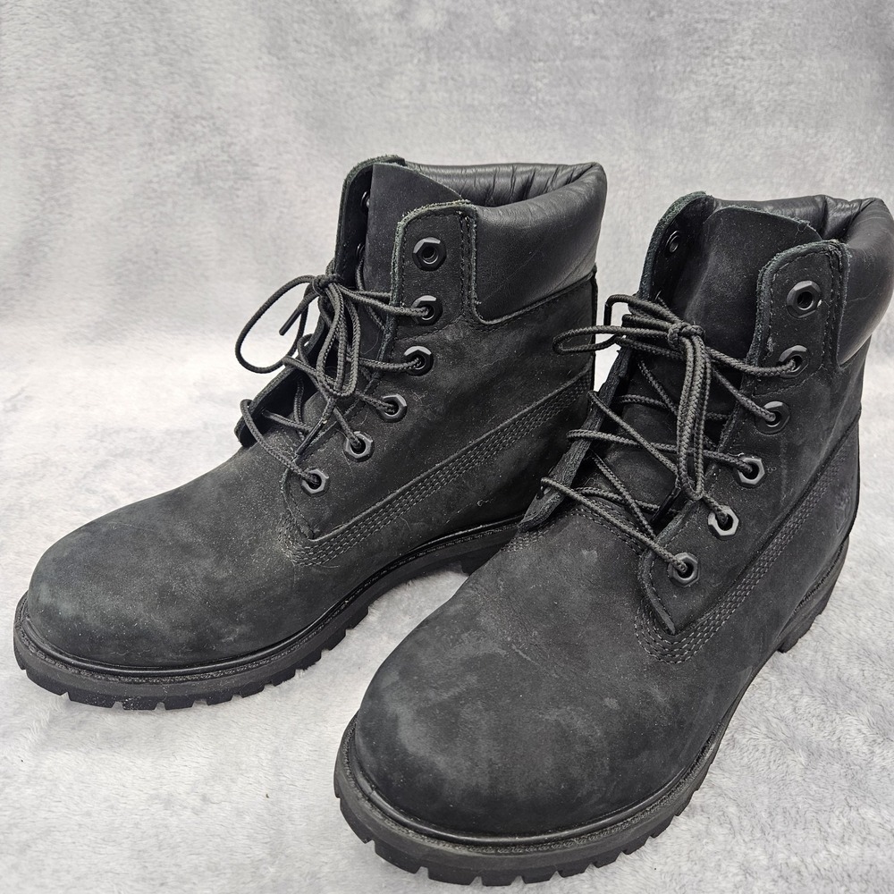 Timberland 8658A Women's Size 8W Black 6" Premium Waterproof Boots